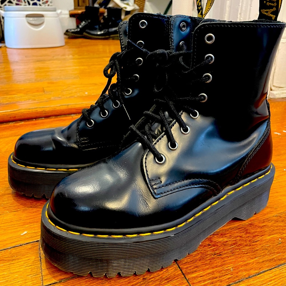 Platform Doc Marten Jaden Boots size 9